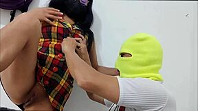 my sex-addicted neighbor makes me cum inside her crazy body