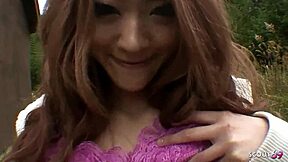Japanese petite 18+ girlfriend lures me into uncensored outdoor amateur fun
