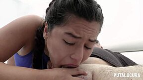 Sexy Colombian Lorena S Gets Her Throat Destroyed 😍