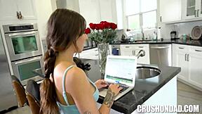 eden rose flashing and playing with her pussy toys 😍