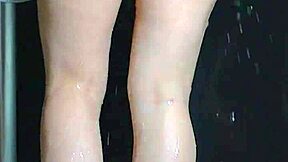 Colombian Brunette With Huge Ass Dances And Sucks In The Shower