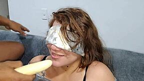 taboo stepsister with big tits teases my cock in her panties