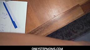 big tits stepmom catches stepson masturbating during exam