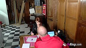 horny shy redhead teen, tell us about your first time blowjob and doggystyle in casting?