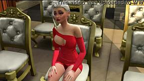 Sabrina Carpenter圣诞巨屌肛交