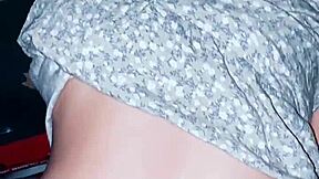 I fuck her hard on the motorcycle in the alley, almost getting caught by neighbors.