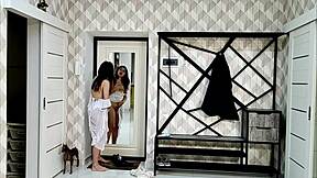 Angie Elif is enjoying a hot solo session of self-pleasure.