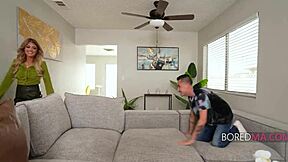 Crossed Lines When Care Goes Too Far with Kayla Kayden as Mommy Milf Seduces Young Babysitter in Forbidden Play!