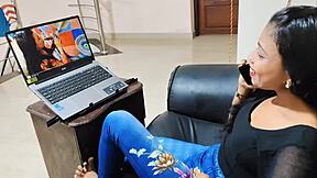 Neha invited her husband's friend over after the movie and sucked his dick so good 😍