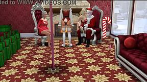 Sabrina Carpenter's Christmas Anal With Monster Cock