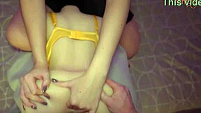 Horny milf with perfect body cheats in threesome anal sex