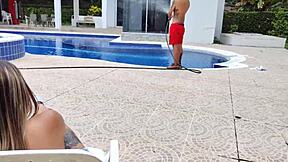 Tall Wife Fucks Bodybuilder Husband