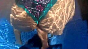 MILF loves rough fucking in water.