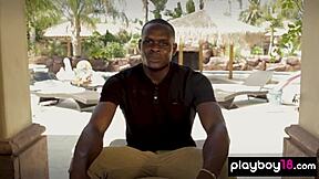 Ebony MILF Misty Stone Washing Car With Nude Teens?