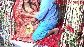 Indian Step Mom Desi Suhagrat in Wild Marriage XXX with Hindi Dirty Talk