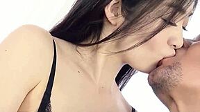 japanese teen 18+ with big nipples tries uncensored jav casting with old guy for creampie quickie in hairy doggystyle