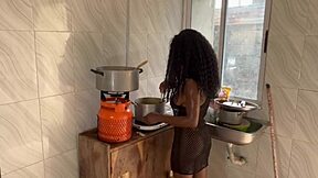 i, the new bride, had passionate sex in the kitchen with my hubby, oh god!