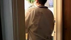 old granny licks young teen's panties 😈