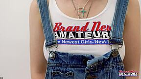 Coed cutie annie archer enjoys a pleasant encounter