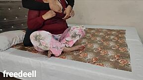 Stepmom says, share the bed with stepson