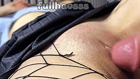 Wanna see this shaved asian teen 18+ pussy get pounded and filled with cum up close?