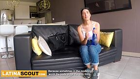 Curvy Colombian Teen Deepthroats Producer's Monster Cock At Casting