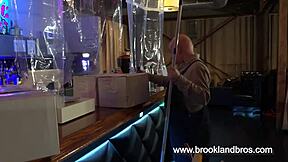 Teen Cassandra Gives Intense Blowjob To Nerdy Older Janitor