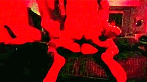 Bold Orgy: Naughty Girl Bangs 4 Friends Without Condoms Under Red Lights to Funk Beats.