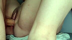 this cute shy student girl spreads her legs on the desk for a quickie and gets a cumshot on her pussy
