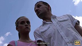 hunt4k un jeune couple désire de largent alors pourquoi la étudiante shanie ryan