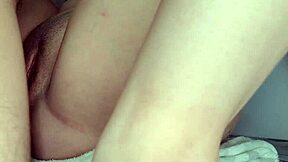 this cute shy student girl spreads her legs on the desk for a quickie and gets a cumshot on her pussy