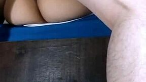 My stepfather let me feel that hard dick and destroys my tight pussy after school class 😍