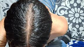 Girlfriend Begs For Cum On Her Face During Blowjob.