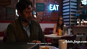 Wanna know how a bank officer blackmails Katie Kush to save her diner?