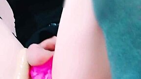 Young Ladyboy Rubyqueen Penetrated in Ass with Anal Masturbation