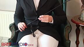 Clean Victoria's Riding Boots And Eat Your Cum?