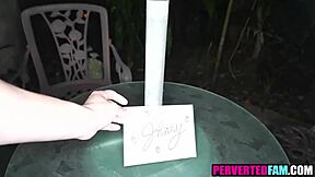Step Siblings Bang Hard in Public Park