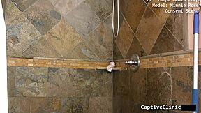 minnie rose, the brunette teen 18+, gets handcuffed in the hospital for cash, tickled and fucked to orgasm.