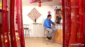 German Stepdaughter Secretly Films Fucking With Father In Law