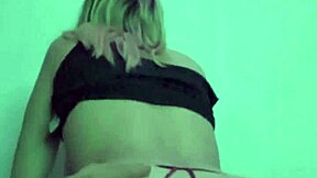 skinny girl sucks cock and rides until he's dry