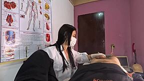 Unexpected Erection In Front Of The Nurse