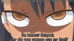 the art of deception: tricked into footjob in classroom 😈