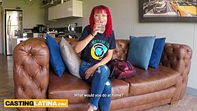 Petite Colombian Teen 18+ Melissa Mocosa Moans On First Massive Cock