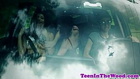 Watch this teen deepthroating and getting fucked hard before a facial.