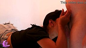 Young peruvian teen sneaks guy into room for tight pussy fucking while parents sleep