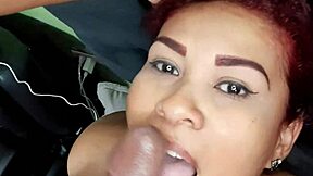 my colombian stepmother’s curvy ass gives the best footjob ever