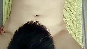 sexy teen takes a bath then fucks her boyfriend