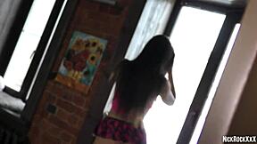 accidentally banged my step sister’s friend with round ass