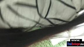 Real Amateur Thai Girlfriend Gets Quick Fuck In Kitchen With Blowjob And Pussy Play