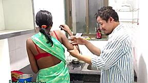 Stepsister in Saree Gets Her Tight Pussy Pounded Hard by Step Brother on Ranch